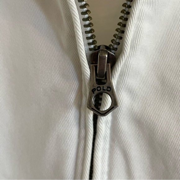 Polo by Ralph Lauren White Bomber Jacket - Picture 4 of 8